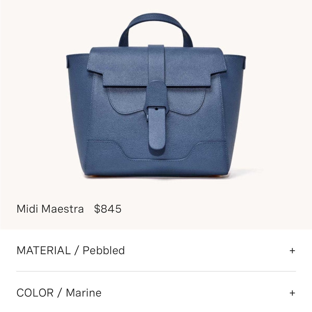 Senreve Midi Maestra backpack Blue - Picture 5 of 14